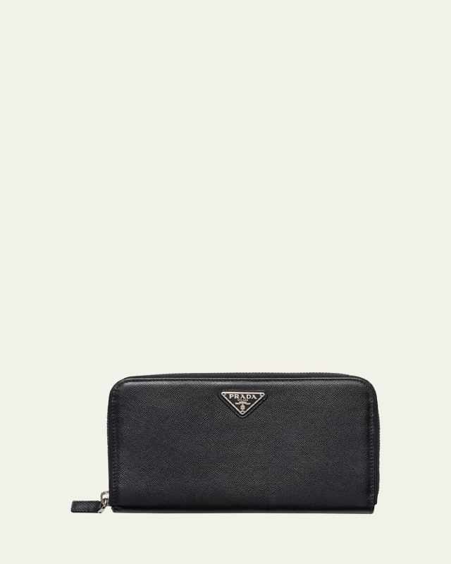 Saffiano Leather Continental Wallet